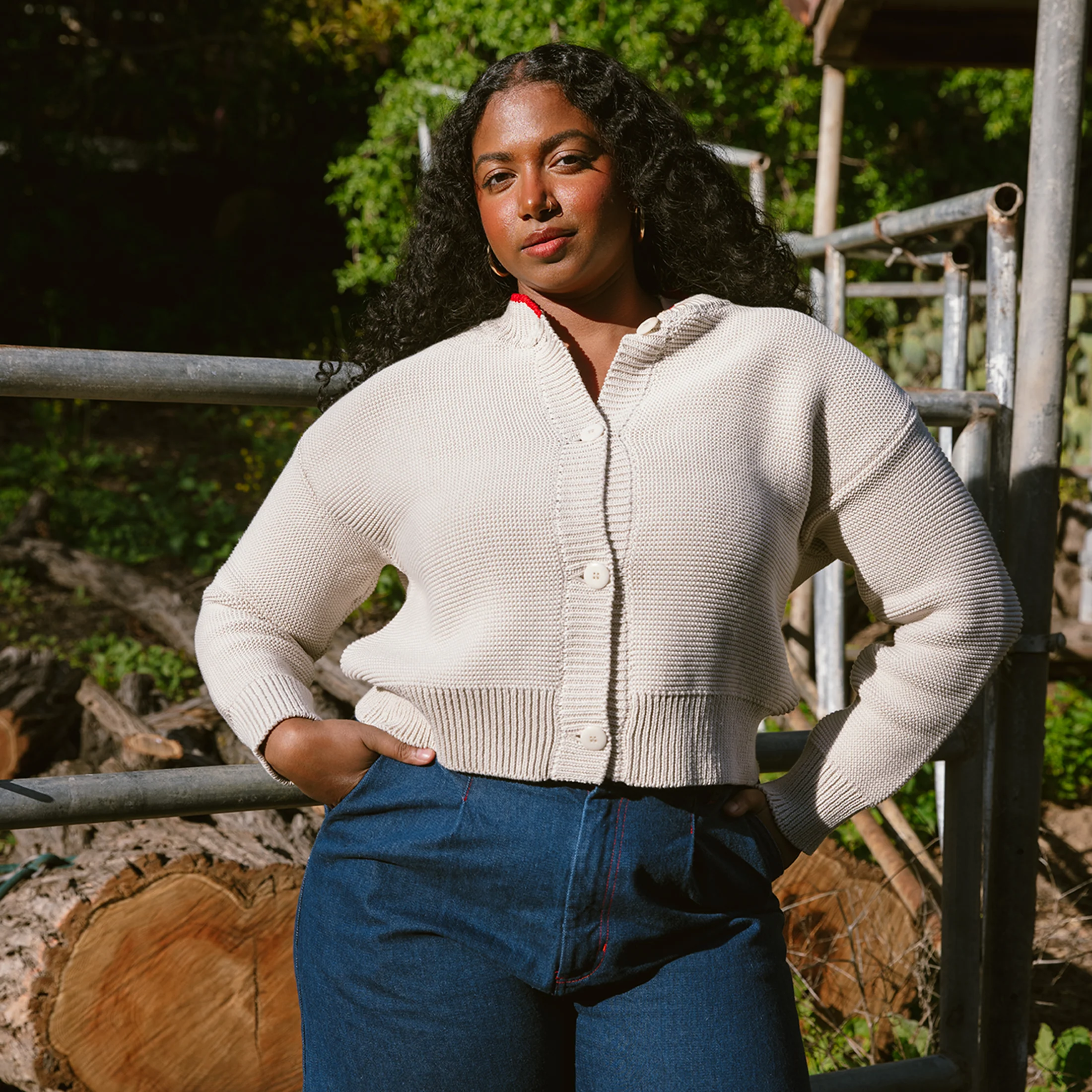 Hilma Cardigan | Cream - Image 10